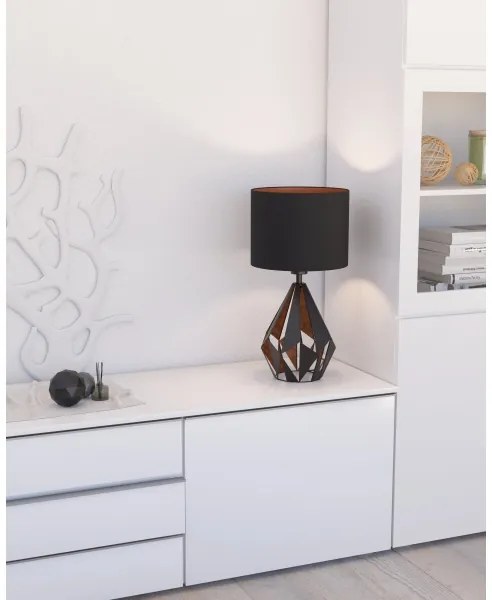 Eglo 43077 - Stolná lampa CARLTON 1xE27/60W/230V