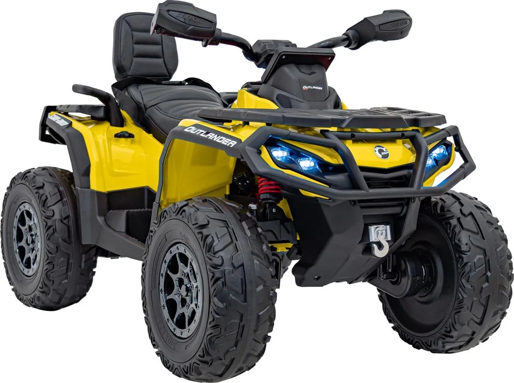 Ramiz Štvorkolka Can Am Outlander ATV na diaľkové ovládanie žltá