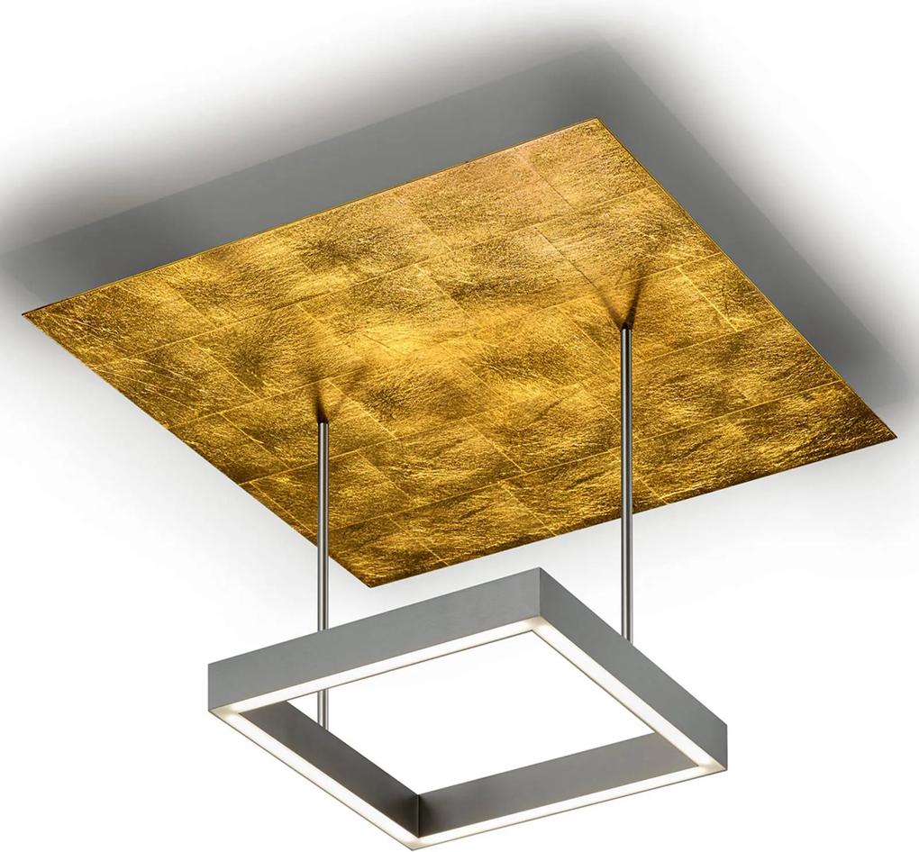 Stmievateľné stropné LED Demeter lístkové zlato