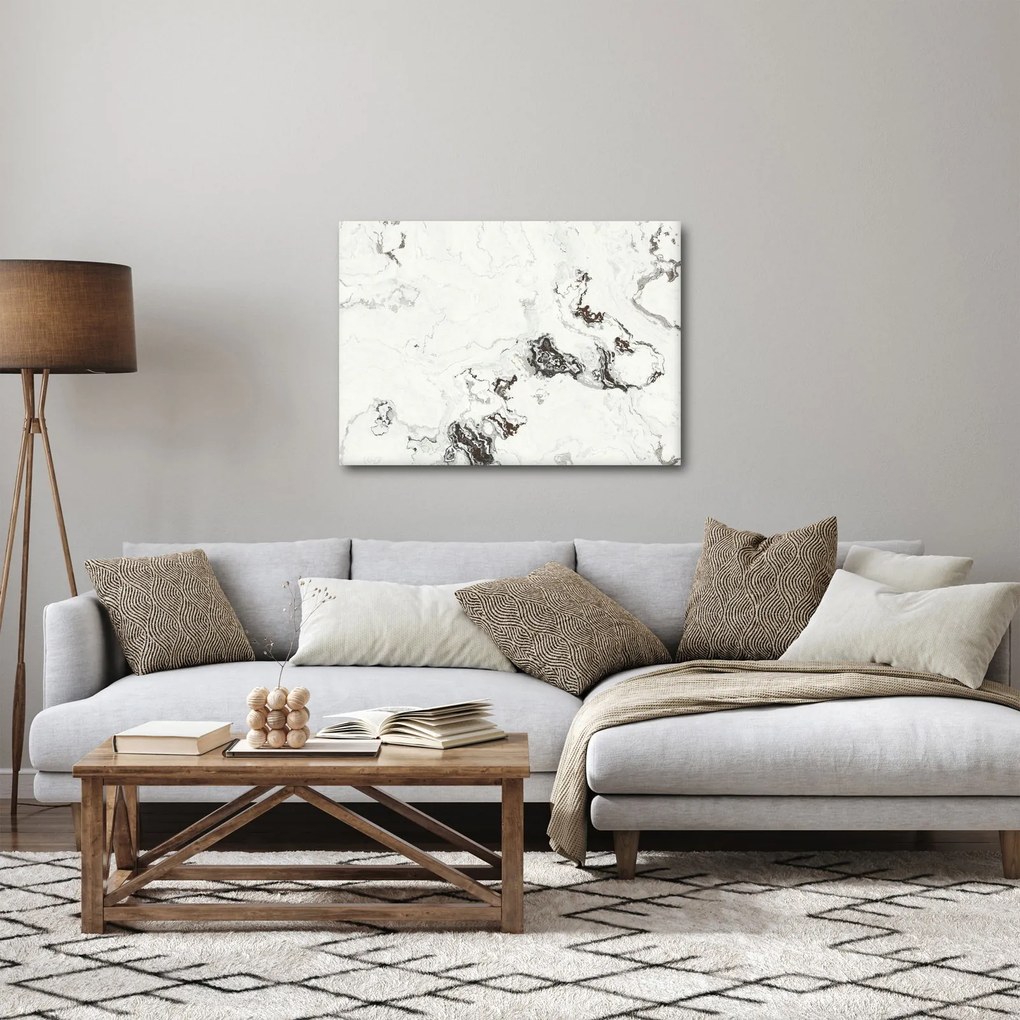 Obraz - Biely mramor (70x50 cm)