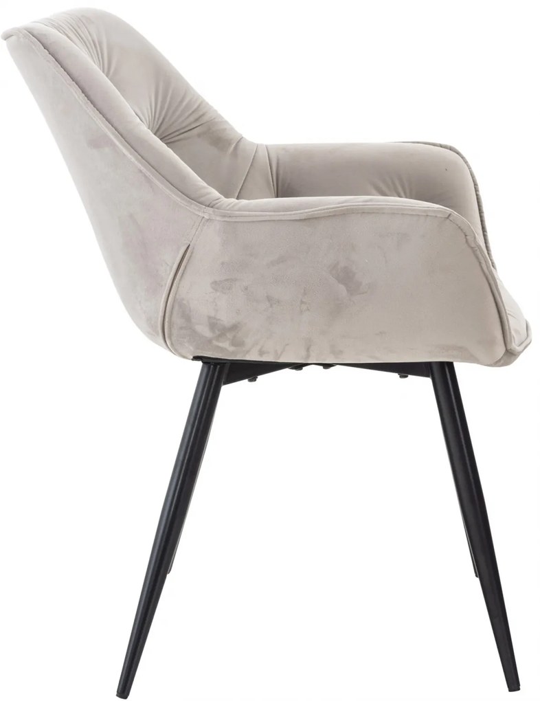 Stolička Tanna - zamat - Sivá