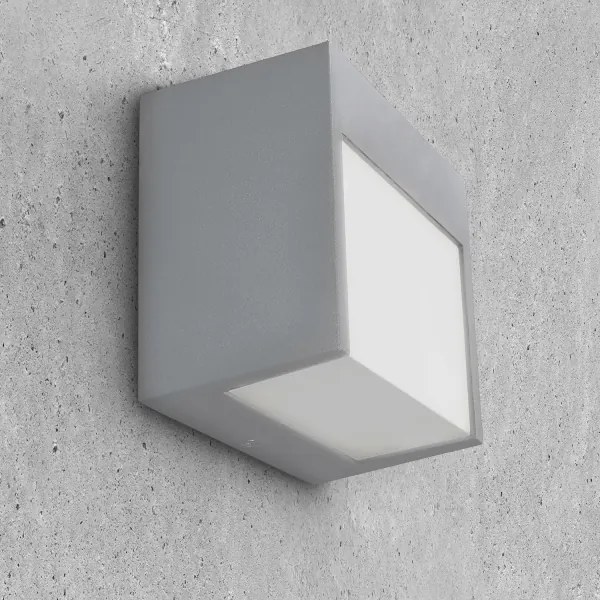 Brilagi - LED Vonkajšie nástenné svietidlo TERNI LED/12W/230V šedá IP44