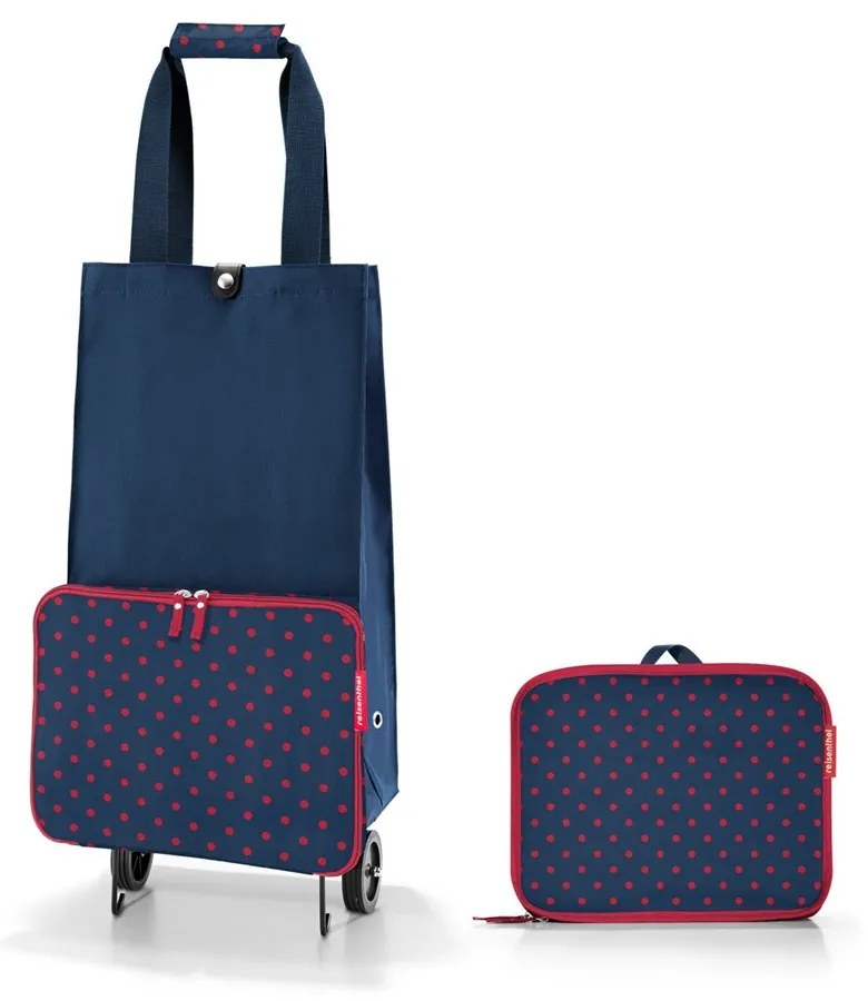 Reisenthel Taška na kolieskach Foldabletrolley mixed dots red