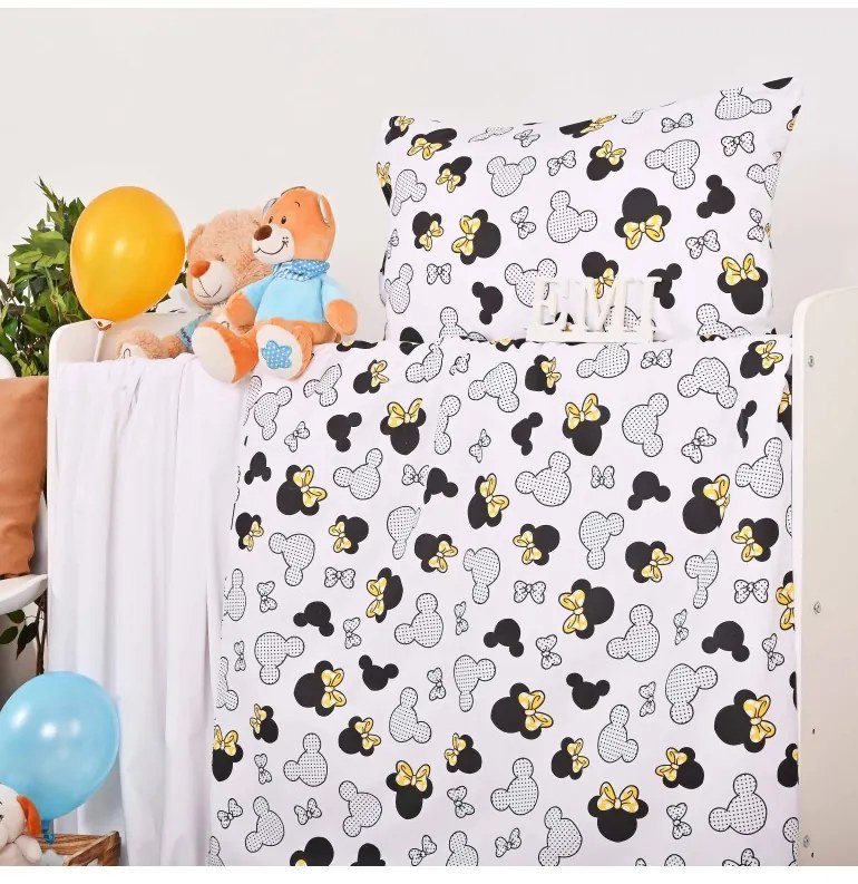 Obliečky detské Mouse EMI, Detský set 90x130 + 45x65