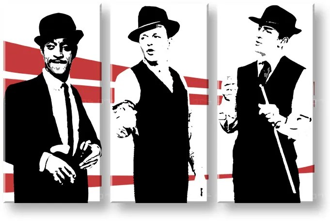 Ručne maľovaný POP Art obraz Rat Pack | rôzne rozmery