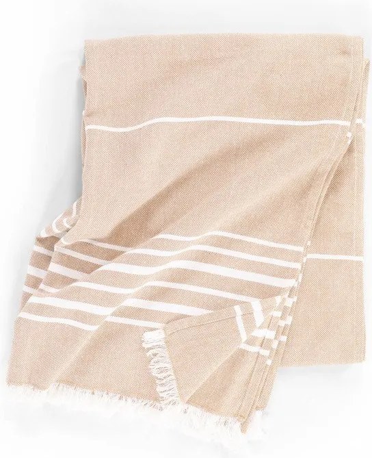 Béžová bavlnená deka 150x200 cm Solene – Tiseco Home Studio