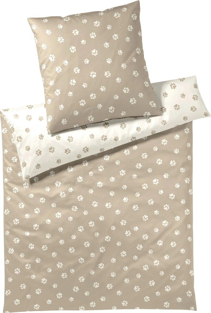 XXXLutz POSTEĽNÁ BIELIZEŇ, makosatén, béžová, 140/200 cm Elegante - Obliečky & plachty - 004977045801
