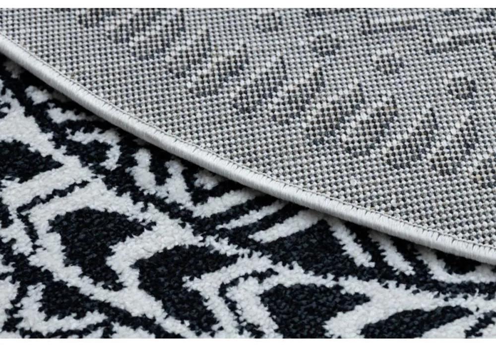 Kusový koberec Matto krémovo sivý kruh 140cm