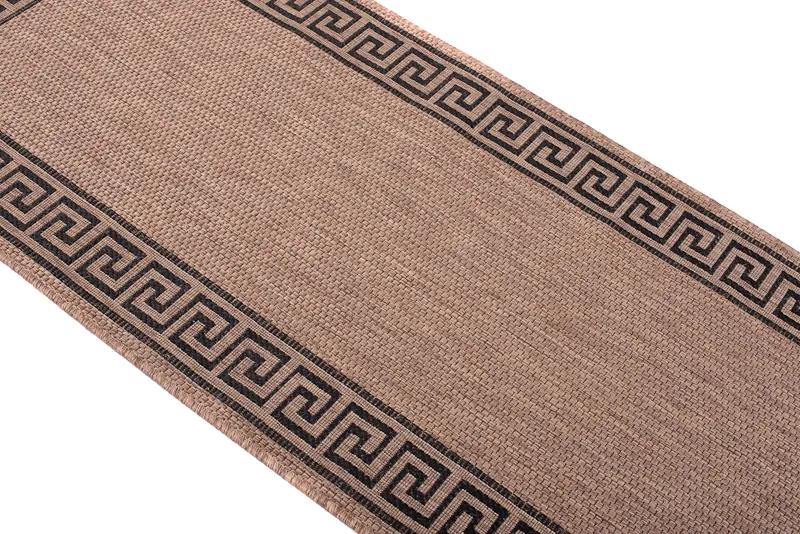 Šnúrkový koberec Lux coffe/čierny Veľkosť: 120x170cm