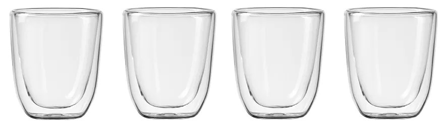 Pohár BASIC Glas Double Wall 190 ml - set 4 ks - 321235