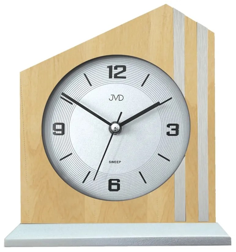Drevené stolové hodiny JVD HS24014/68, 20cm