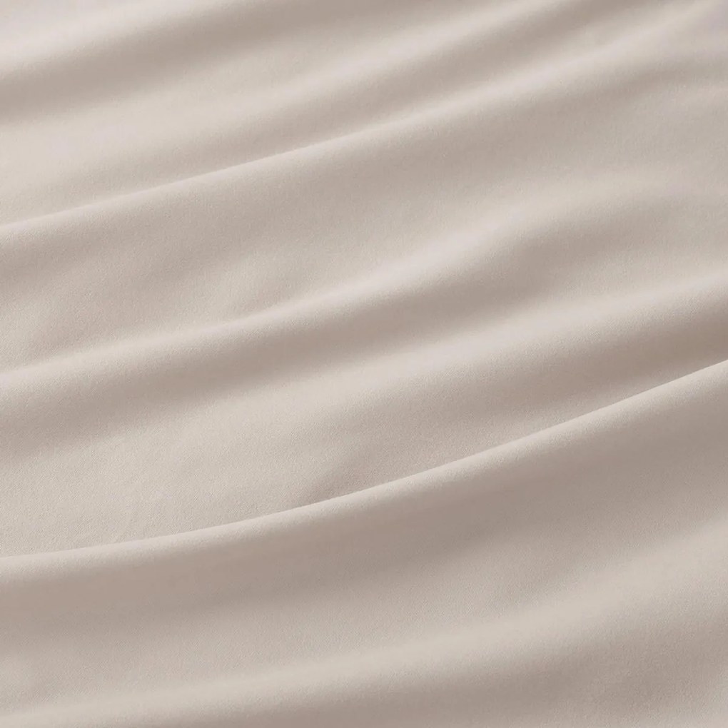 Goldea flanelové posteľné obliečky - latte 140 x 200 a 70 x 90 cm