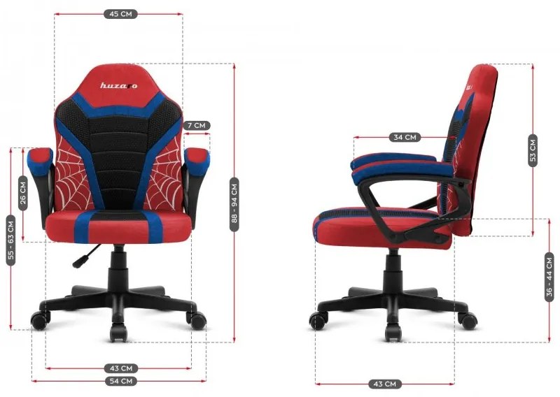Pohodlné detské herné kreslo s motívom SPIDERMAN
