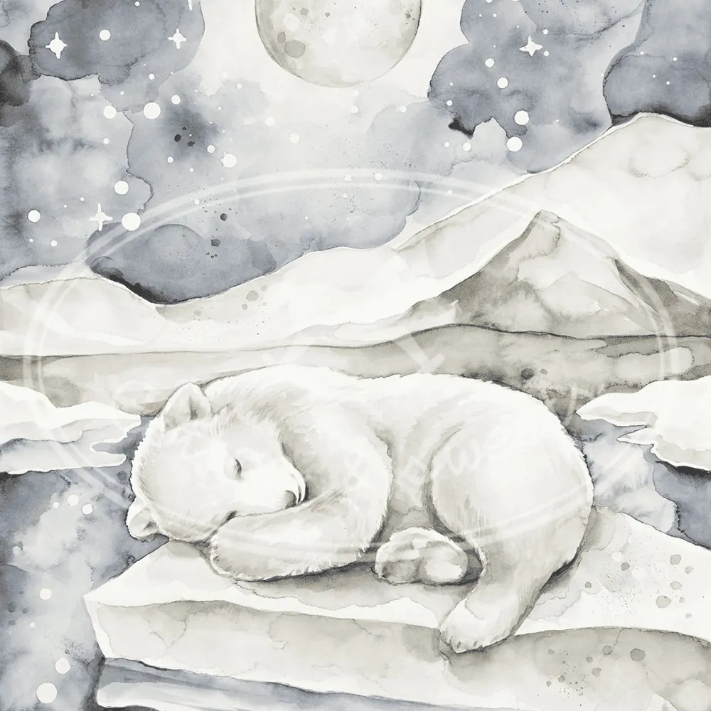 Plagát medveď 18x24cm