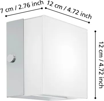 Eglo 95747 - LED nástenné svietidlo ALEA 2 LED/3,7W/230V