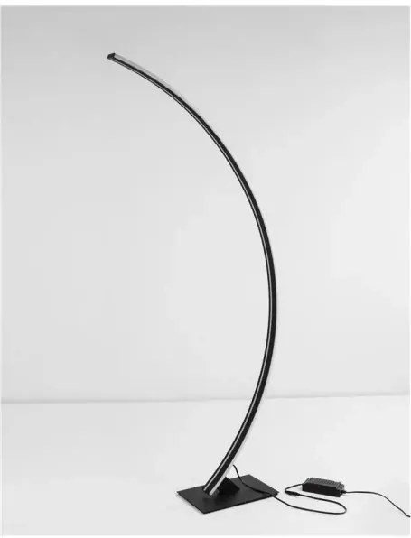 LED stojaca lampa Premium 20 čierne