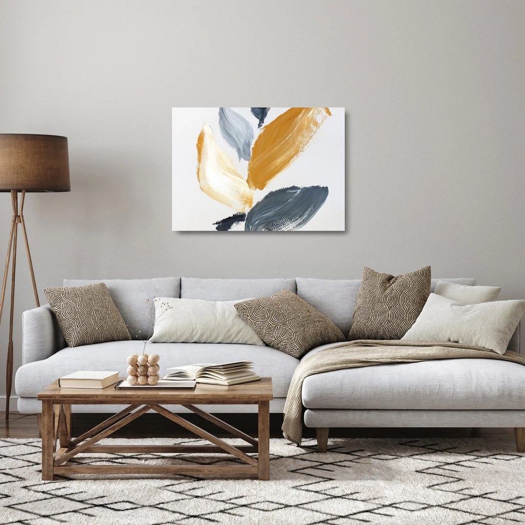 Sklenený obraz - Minimalistická maľba (70x50 cm)