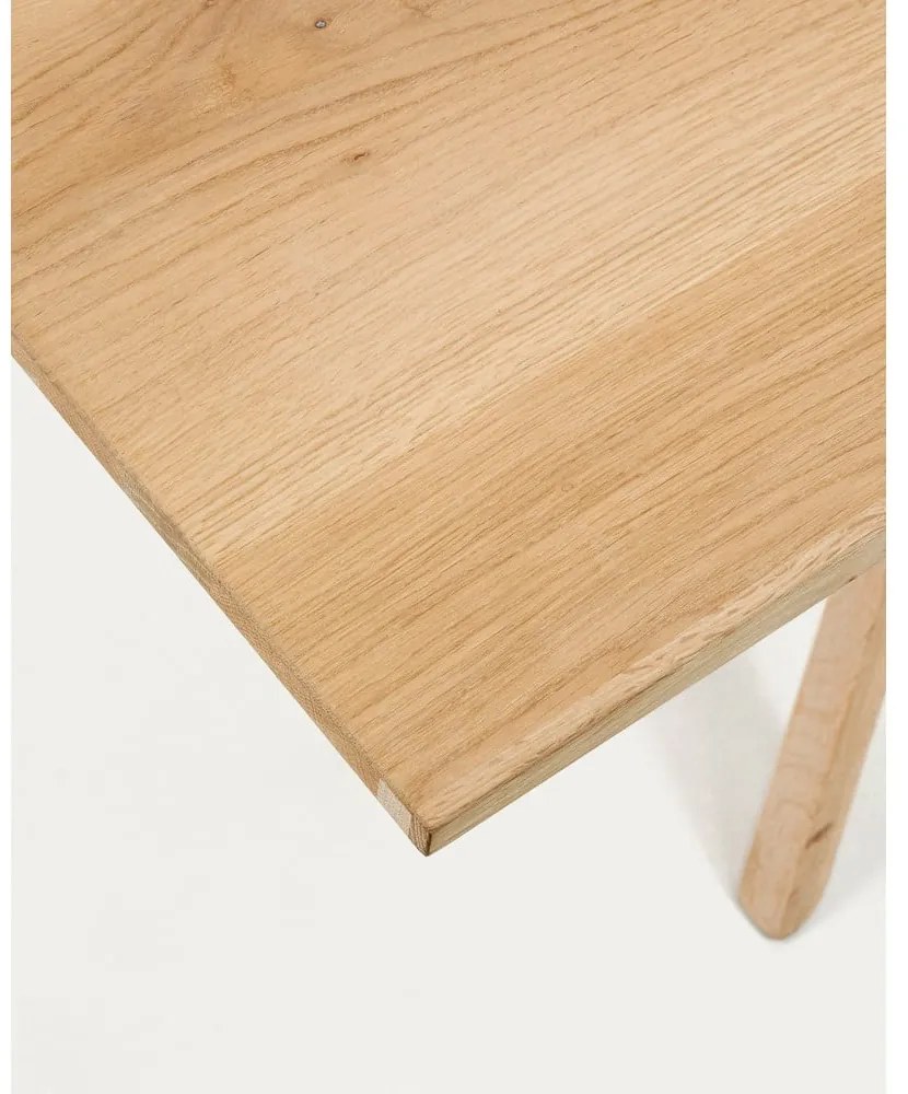 Jedálenský stôl s doskou v dubovom dekore 100x200 cm Armande – Kave Home