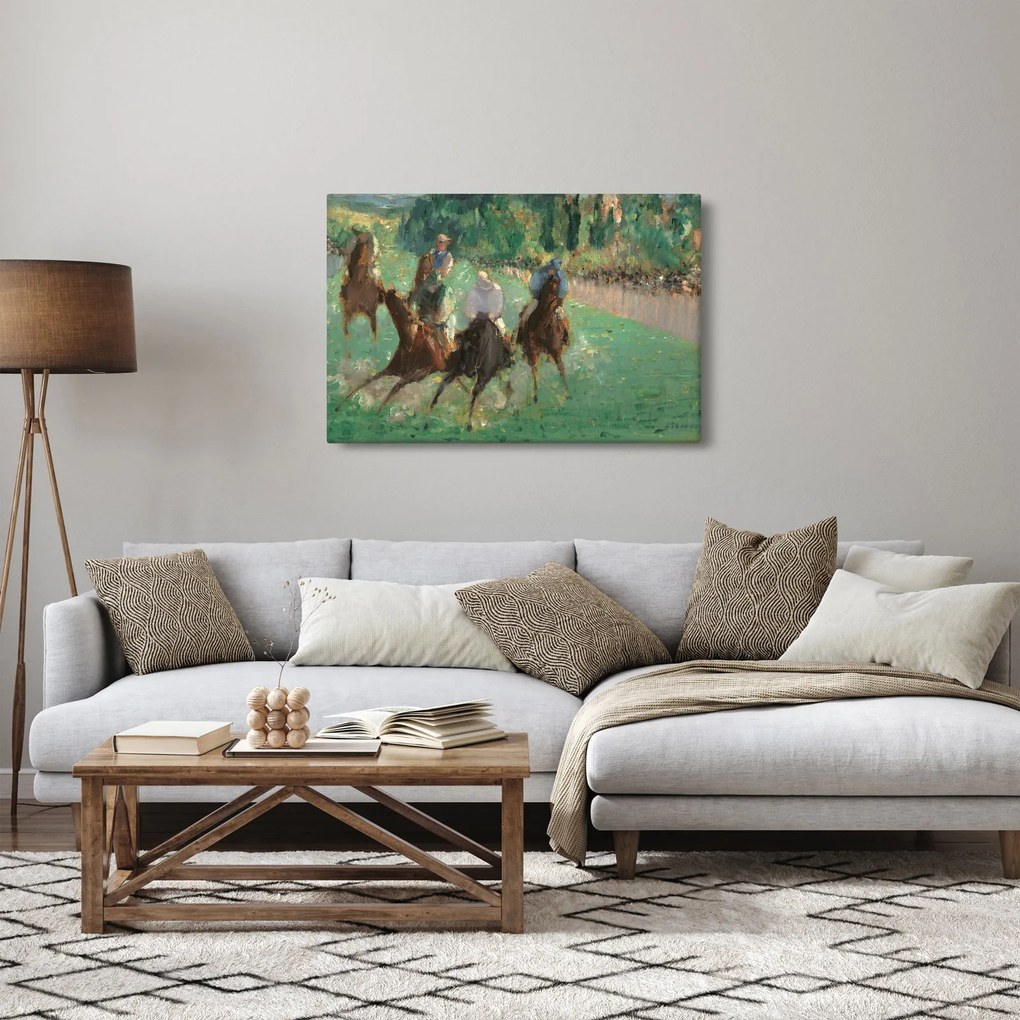 Obraz - Edouard Manet, At the Races, reprodukcia (90x60 cm)