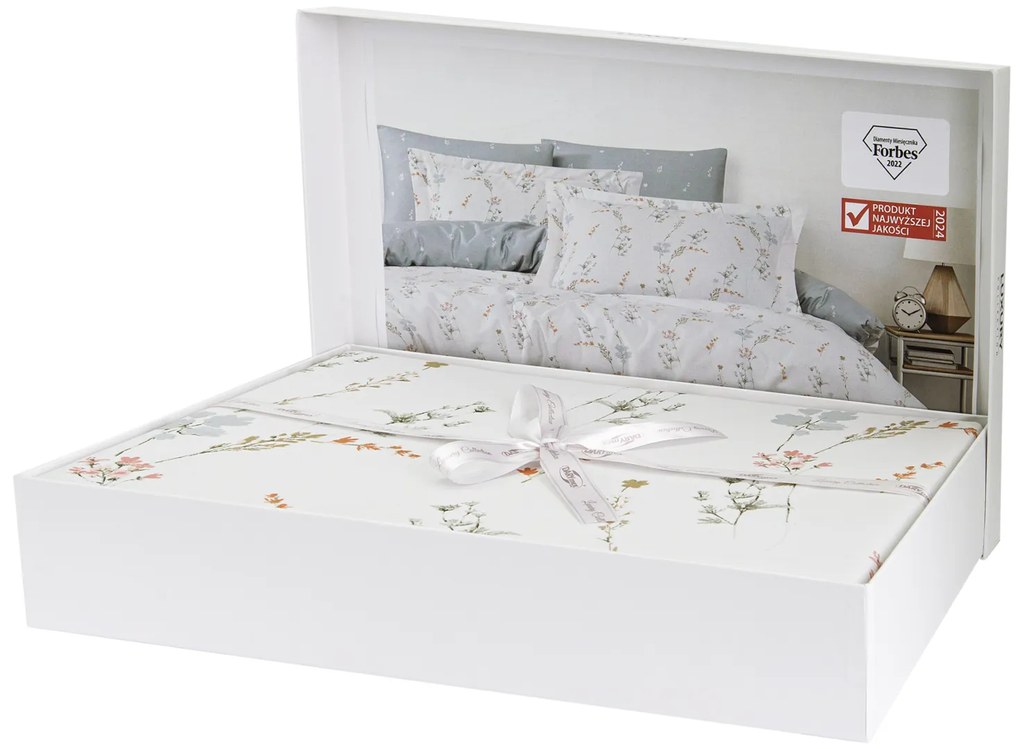 SATÉNOVÉ OBLIEČKY LUXURY PREMIUM VITALE 200X220 CM, 2KS 70X80 CM KVETY