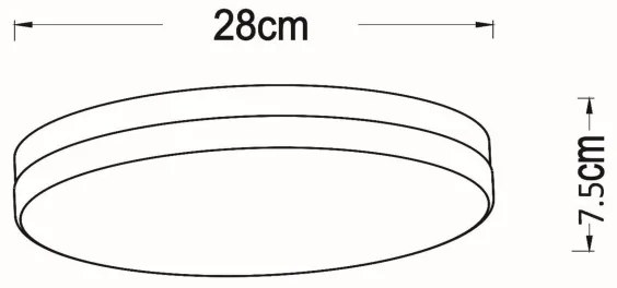 Lucide 79111/30/30 - LED Kúpeľňové svietidlo BISKIT LED/18W/230V IP44 čierna