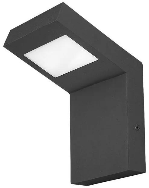 RABALUX LED vonkajšie nástenné osvetlenie LIMA, 9W, teplá biela, čierne, IP44