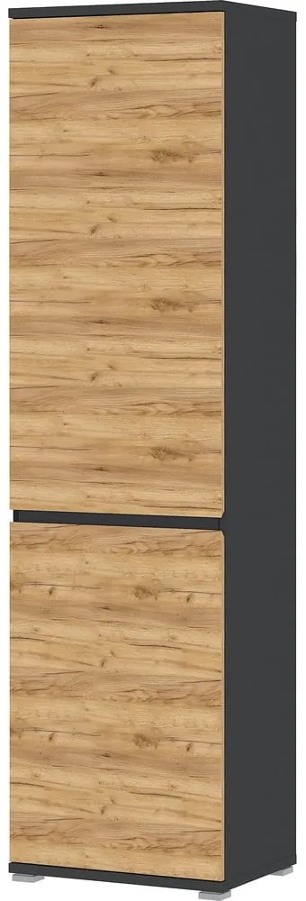 Šatníková skriňa v dekore duba 54x200 cm Lissabon - Germania