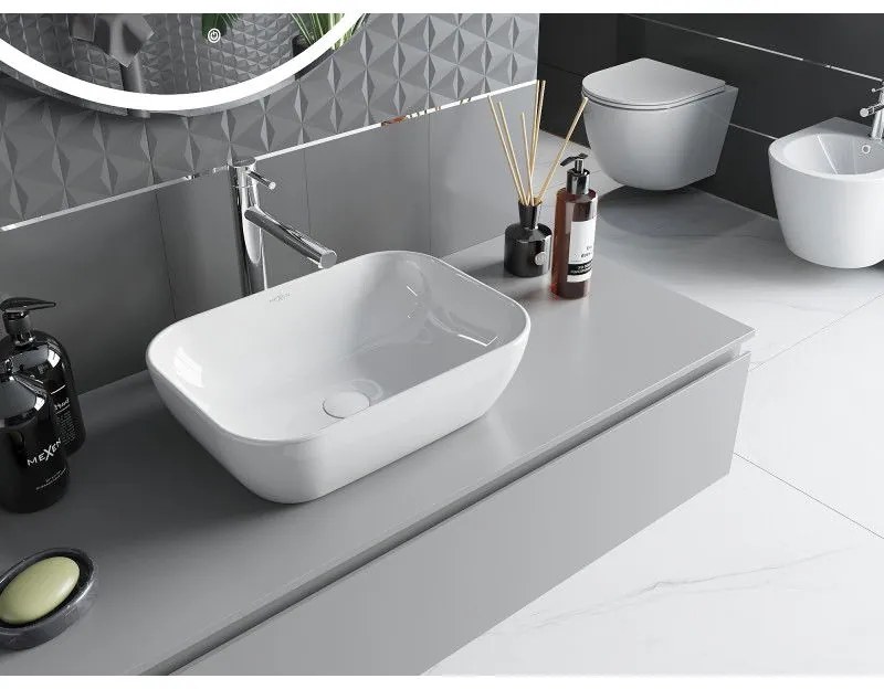 Mexen RITA umývadlo, 45x32 cm, biela, 21084500