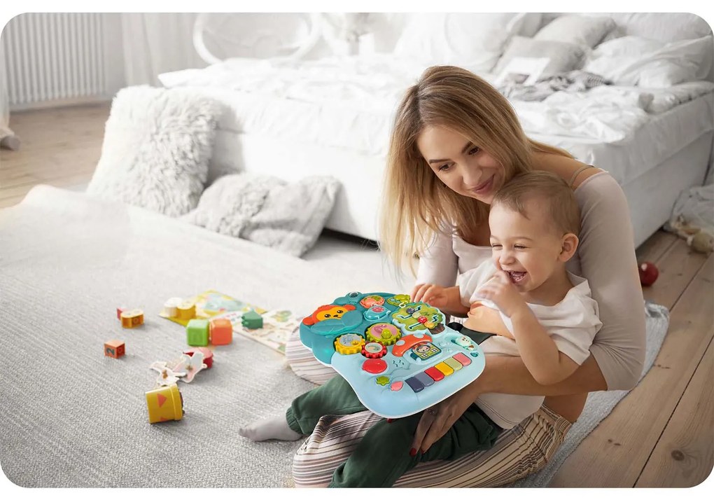 Ricokids vzdelávací stôl 4v1 zelený 781500