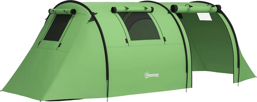 Outsunny stan pre 3–4 osoby s oddelenou spálňou a obývacou časťou, vodný stĺpec 3 000 mm | Aosom