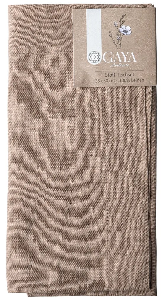 Bronzové ľanové prestieranie 35 x 50 cm - Gaya Ambiente - 596445