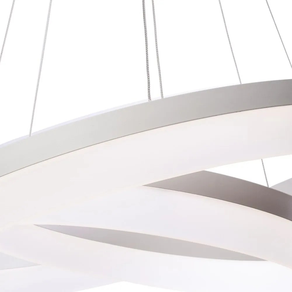 EUlight Závesné LED svietidlo Ring, 2x LED 60w, 4000k, w