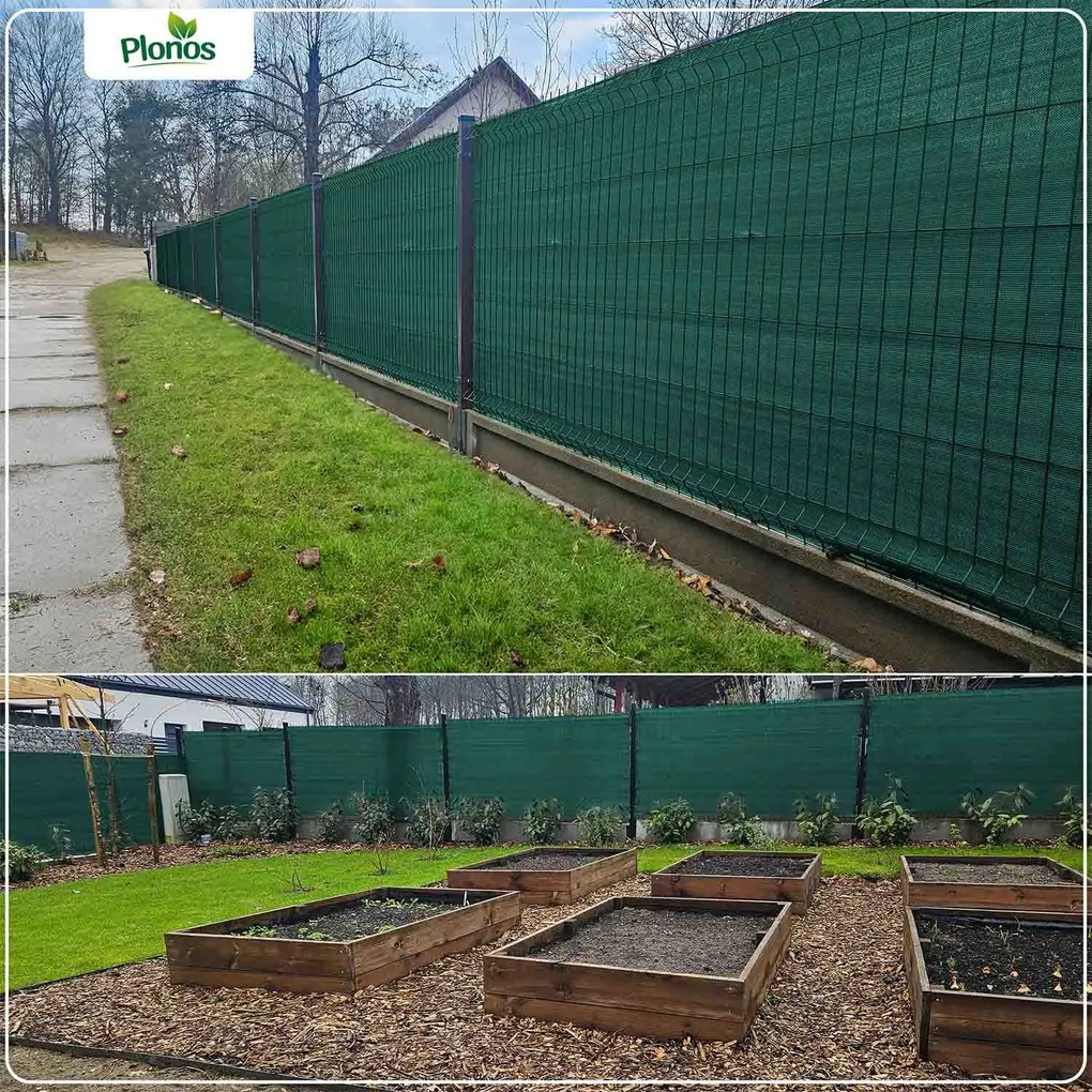 Tieniaca sieť 1,5x50 m 110g/m2 + 50 svoriek PLONOS 454301 - zelená