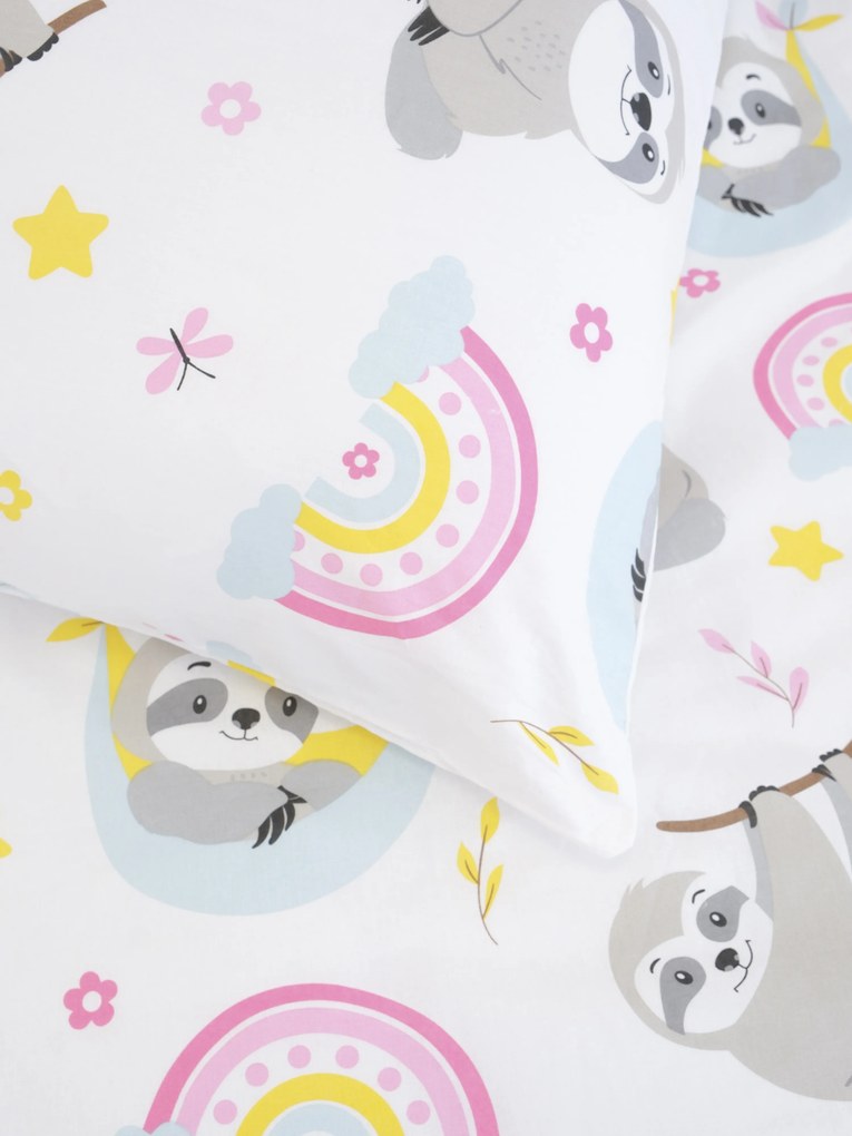 Bavlnená obliečka na vankúšik Renforcé 40 × 40 cm – Leňochod