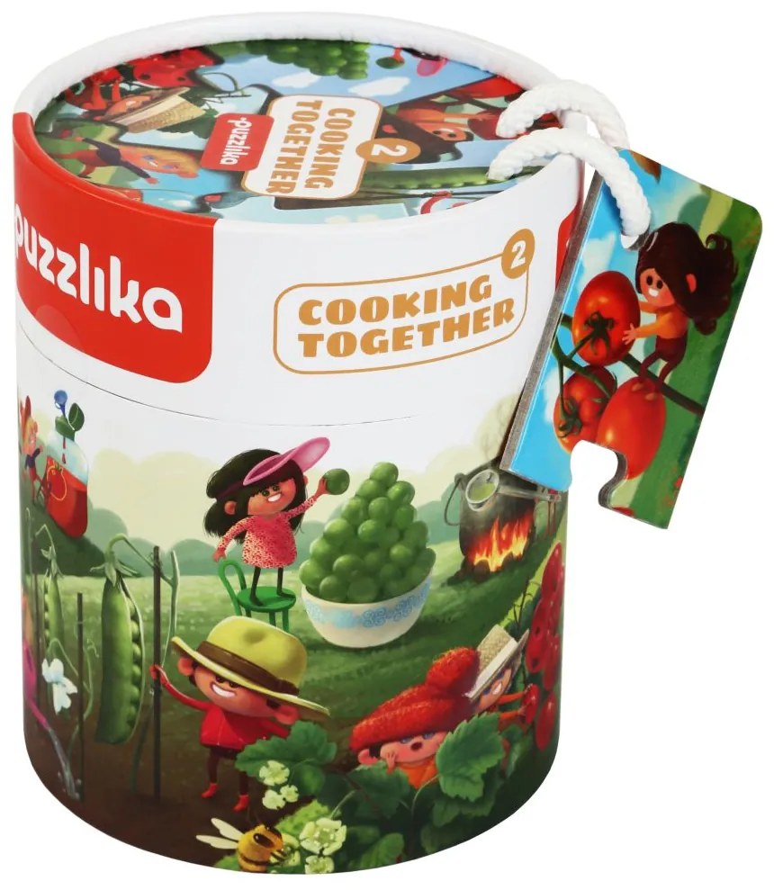 Puzzlika 13968 Varíme spolu II - náučné puzzle 15 dielov
