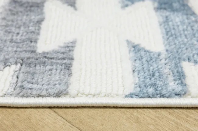 Koberec BROADWAY C0784 biely / žltý / krémový