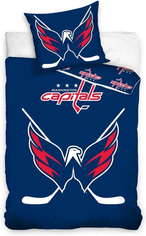 TipTrade Bavlnené svietiace obliečky NHL Washington Capitals
, 140 x 200 cm, 70 x 90 cm
