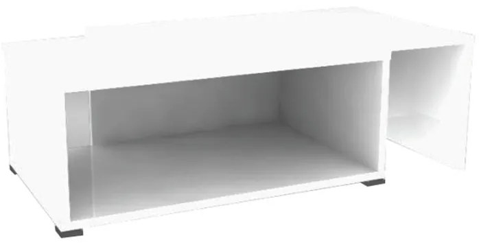 Kondela Konferenčný stôl DRON, rozkladací, biely/biely