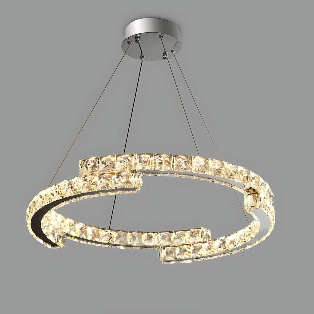 Toolight Toolight, LED stropné osvetlenie 60cm, 45W, 4000K, 2500lm, APP1770-CP, chrómová, OSW-04348