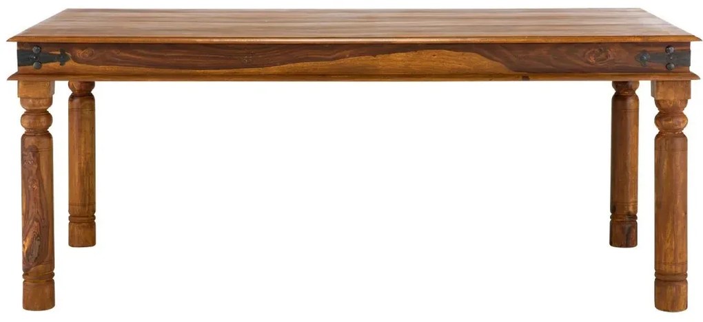 furniture-nabytek.cz - Masivní jídelní stůl Merlin z palisandru, lakovaný, hnědý – 180×90 cm