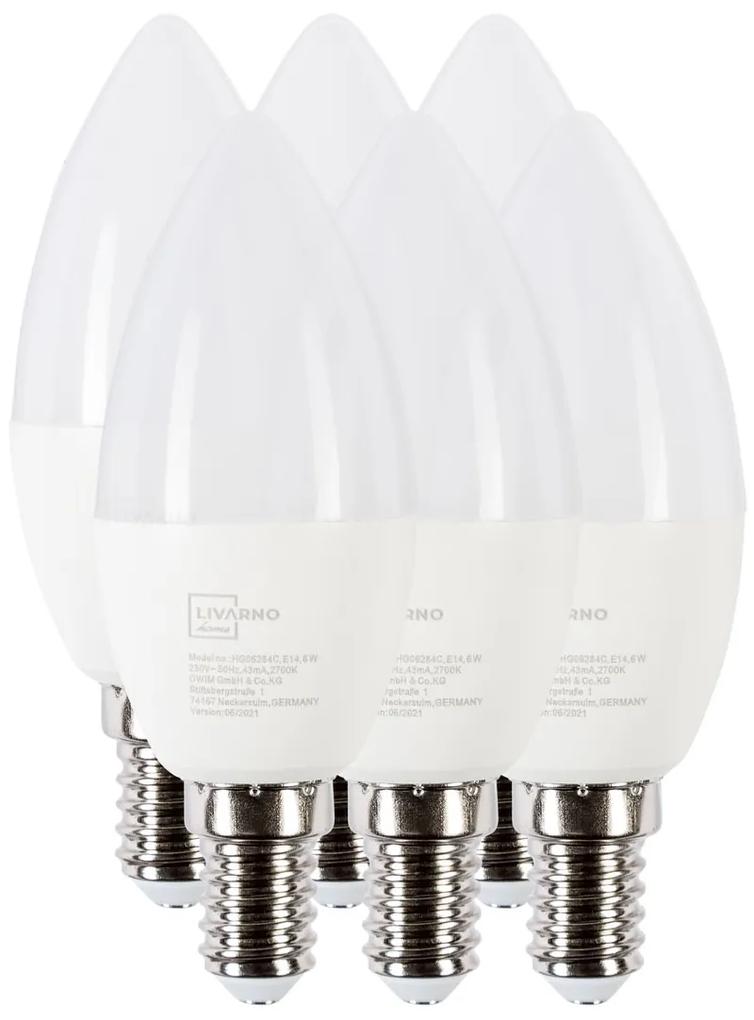 Livarno Home LED žiarovka, 6 kusov (sviečka E14) (100334292)