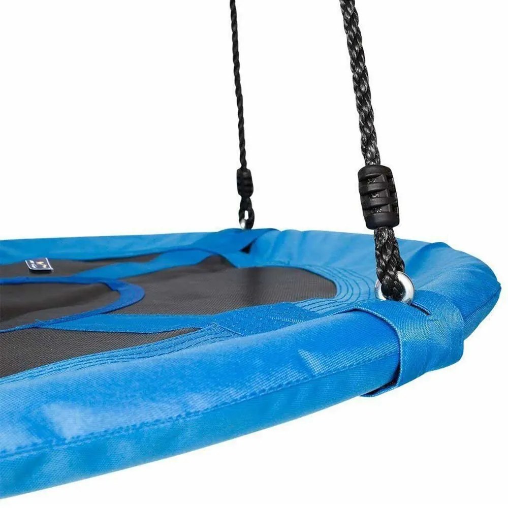 Hojdací kruh bocianie hniezdo, 90 cm, modrý