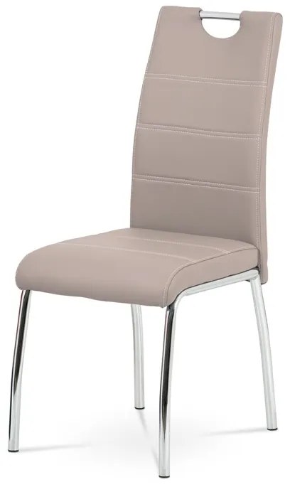 Autronic BONTEC Jedálenská stolička, čierna, ekokoža, HC-484 BK Farba: Béžová