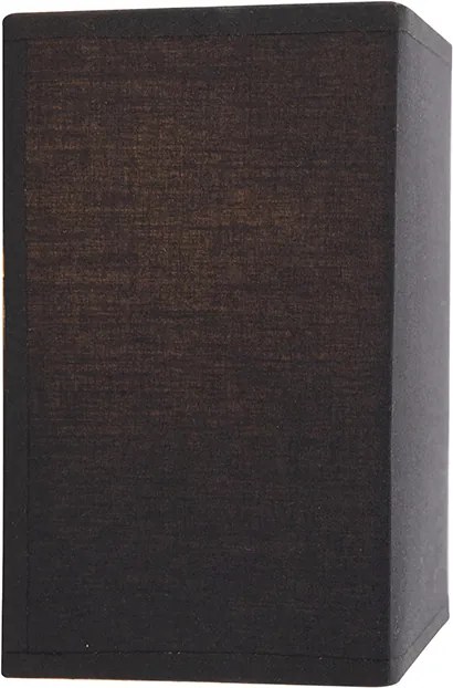 Moderná nástenná lampa čierna a zlatá - Vete