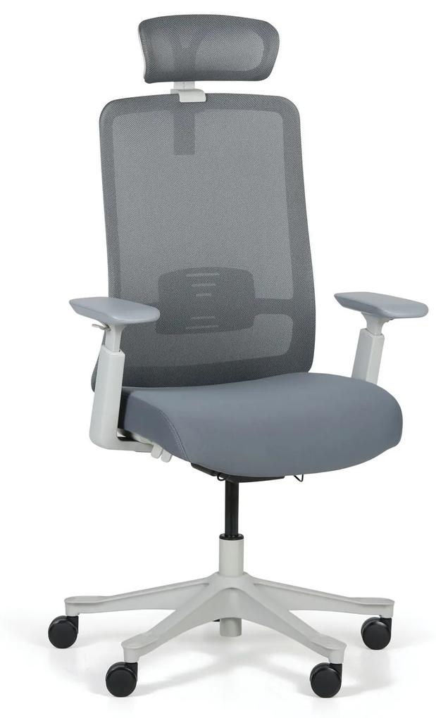 Kancelárska stolička MARRY 1+1 ZADARMO, sivá