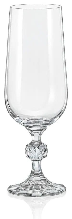 Súprava 6 pohárov na šampanské Crystalex Claudia, 180 ml