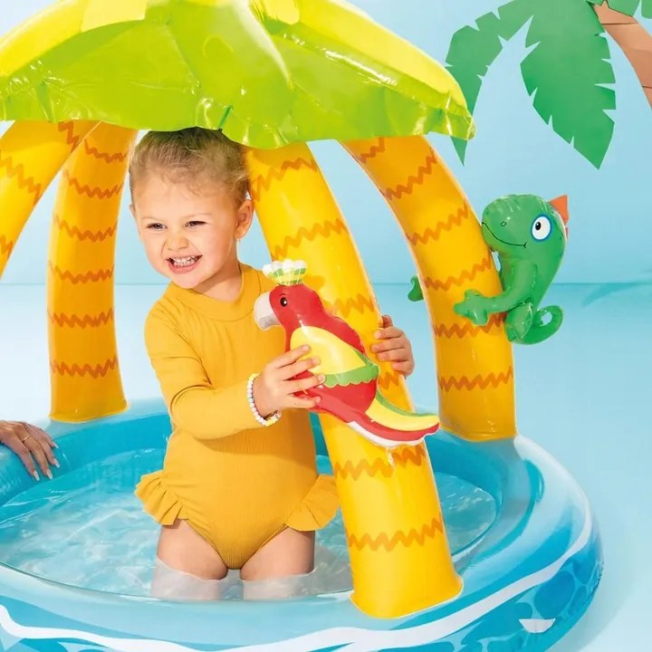 Intex Nafukovací detský bazénik so strieškou INTEX 58417