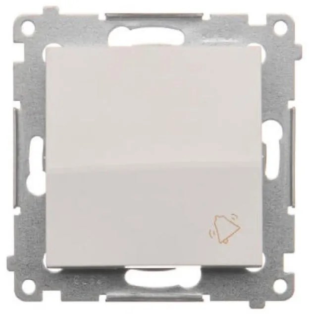 DD1/11 Tlačidlo zvončeka biely