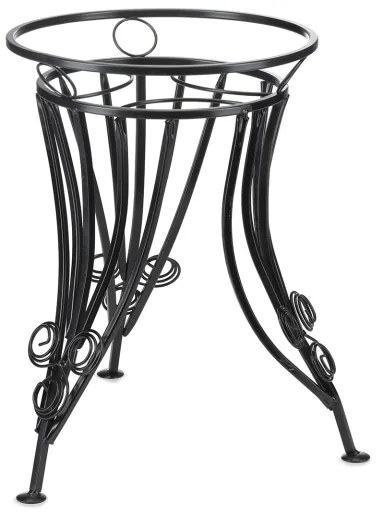 Stojan na kvety 47x43 cm čierna