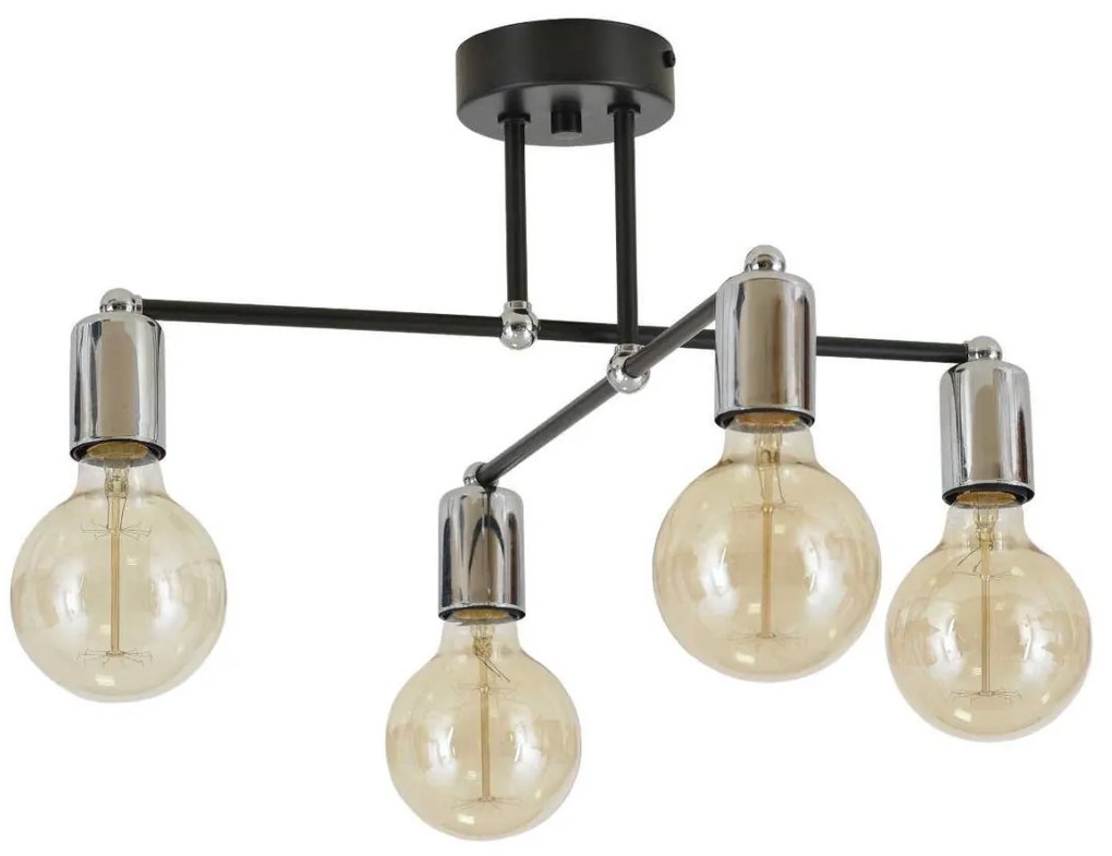 Stropné svietidlo Edison, výber z 3 farieb